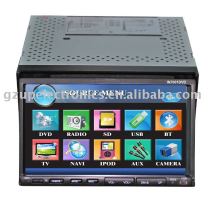 7 inch universal 2 din car dvd player/gps/bluetooth/ipod