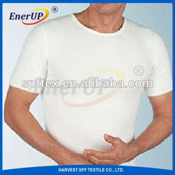 Short Sleeve Angora Underwear Thermal Under Wear