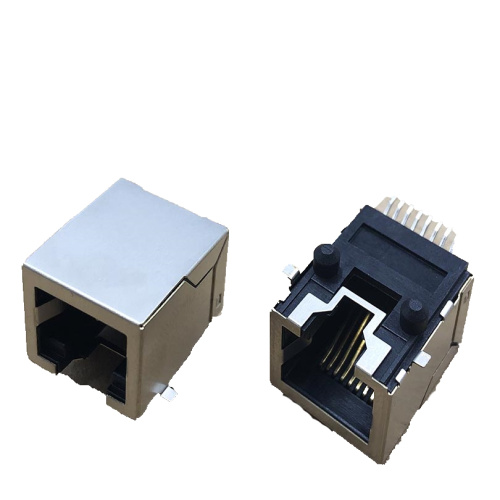 Entrada lateral blindada PCB RJ45 Jack