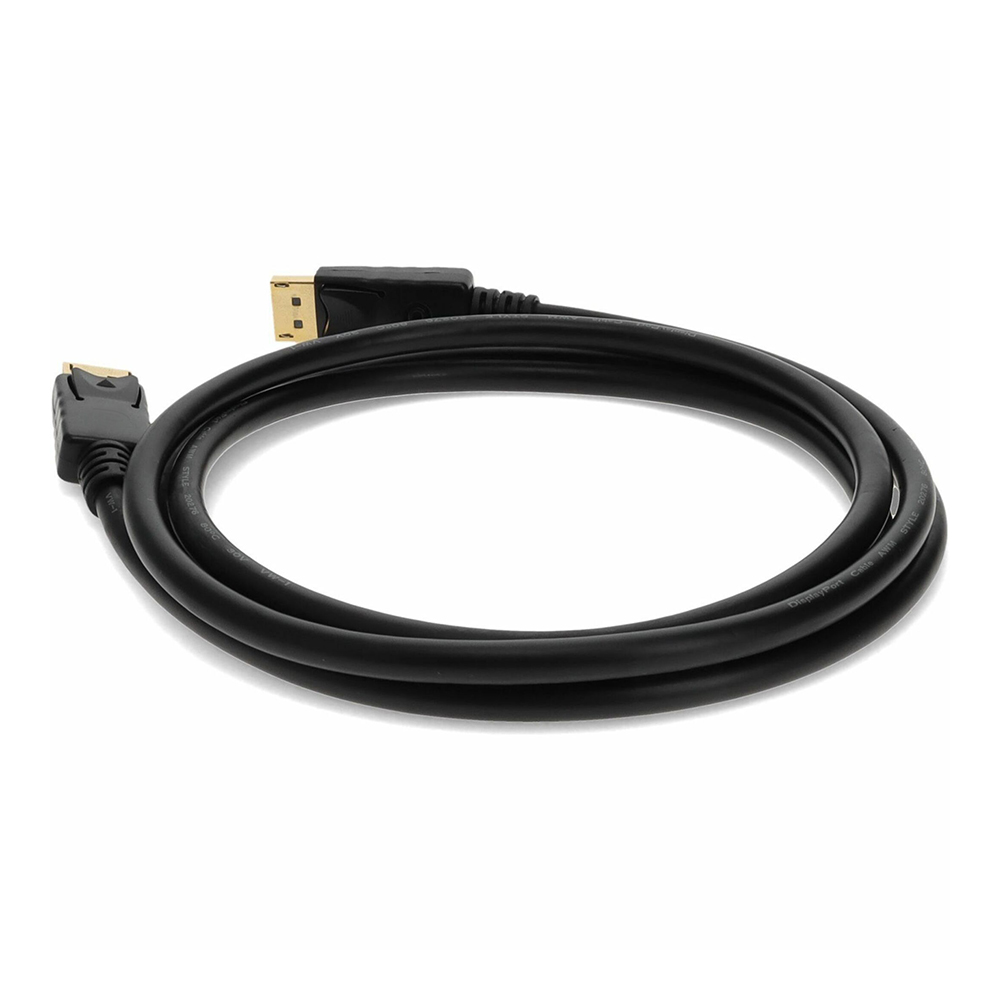 Black DisplayPort Cable for PC Monitor