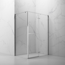 Rectangular Hinge Tempered Glass Shower Enclosure