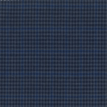 Blue Wpane Worsted Woven Fabrics