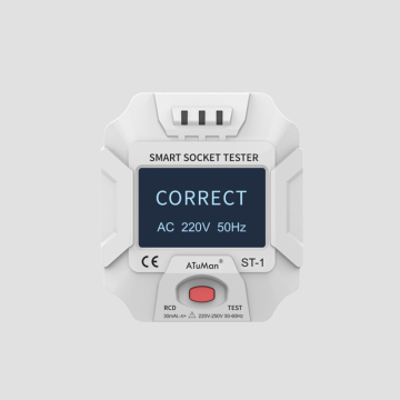 ATuMan 90-250V Digital Socket Tester for Voltage Analysis and Wiring Conditions
