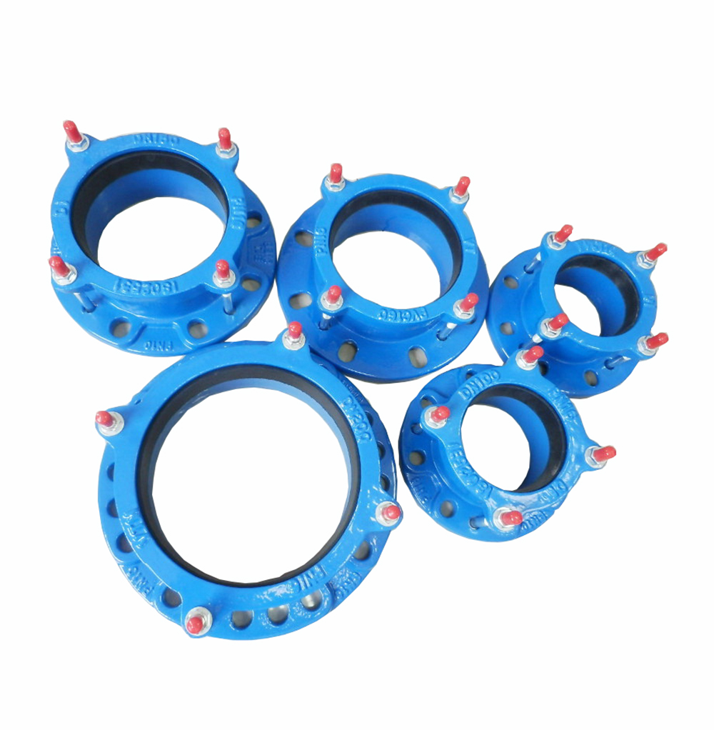 Ductile Iron flange adapter coupling for Ductile Iron Pipe