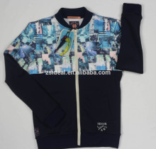 100% polyester kids jackets,sublimation printing children jackets