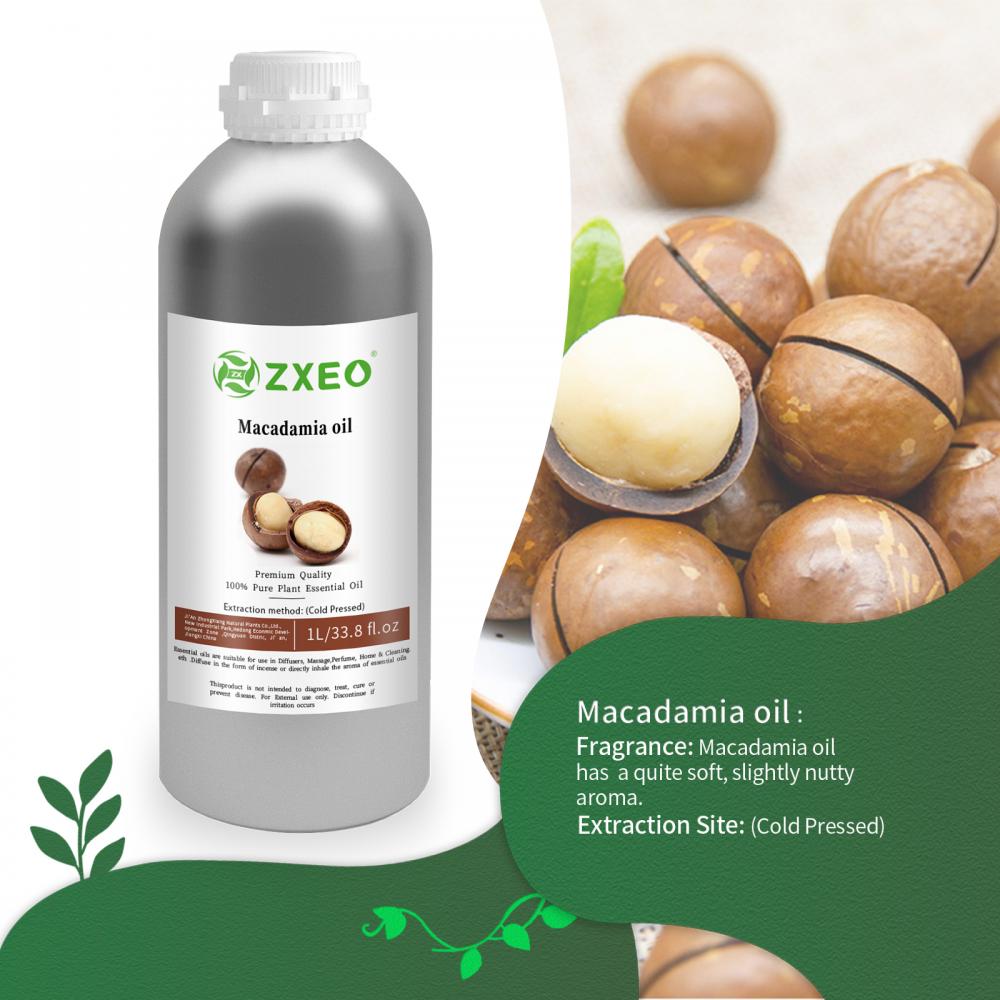 L&#39;huile de macadamia offre des avantages nourrissants, hydratants, apaisants remarquables