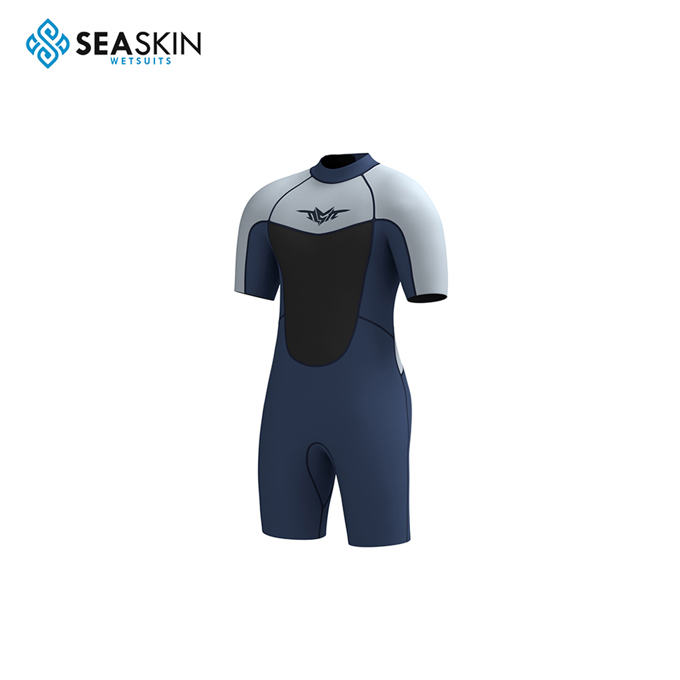 Seasin Mens High Performance Neoprene Kort ärmar Wetsuit