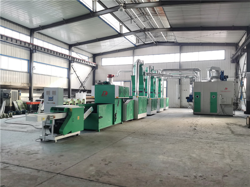 Textile Waste Recycling Machine For Yarn Fabric Waste Recycling Production line