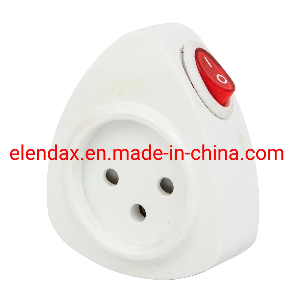 3-контактный разъем с кнопкой включения и выключения для Израиля