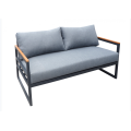 Perabotan Aluminium Taman Luaran Set Sofa Moden