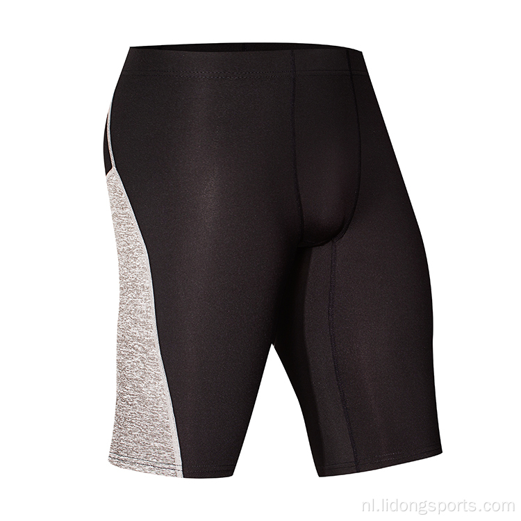 Groothandel heren hoge elasticiteit gym shorts