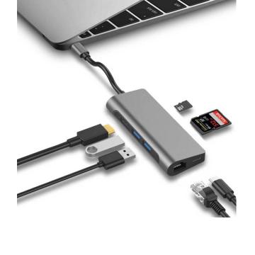 7 IN 1 USB-HUB NAAR HDMI