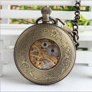 China Made Old Vintage Antique Men Style Steampunk Pocket Watch Mechanical MA167