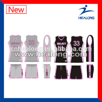 Womens Basketball Uniform Design, Sublimated Womens Basketball Uniform