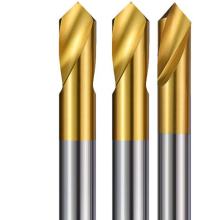 HSS Spot Titanium-Plated Center Drills: 60°, 90°, 120° Chamfering Center Drills