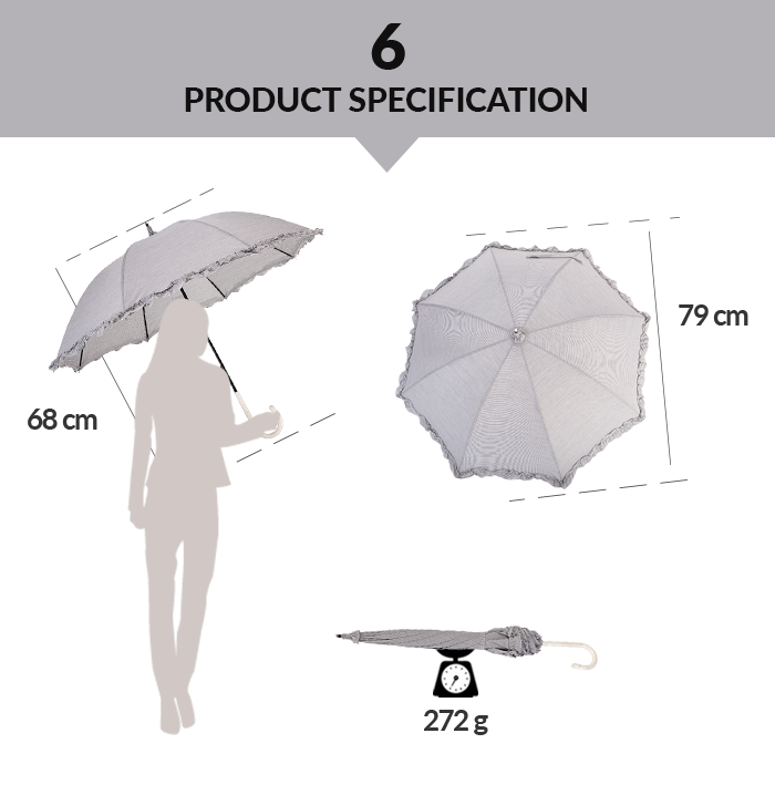 uv-paraplu voor dames women's uv umbrella