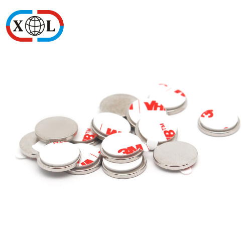 Strong disc neodymium magnet with 3M sticker