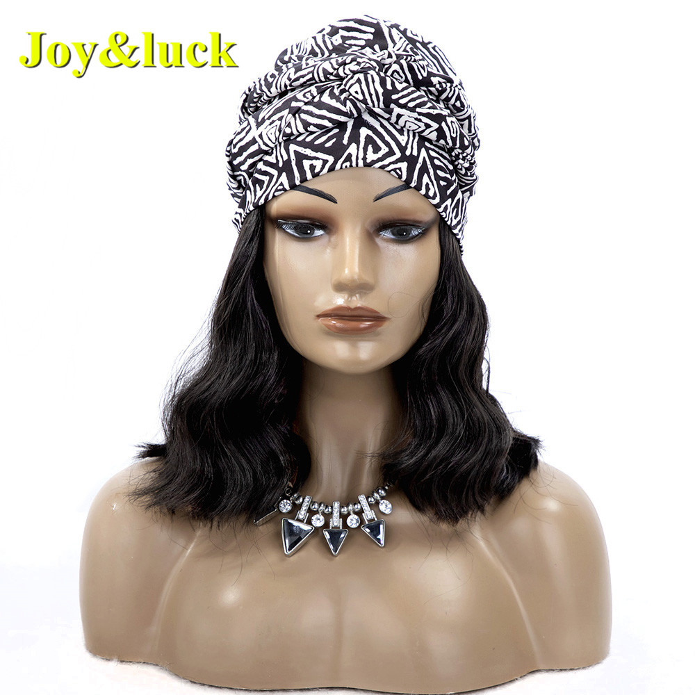 Wholesale Ladies Hair African Wave Hairband Ombre Black Hairband Natural Wavy Headband Wigs for Black Women Synthetic Hair Wigs