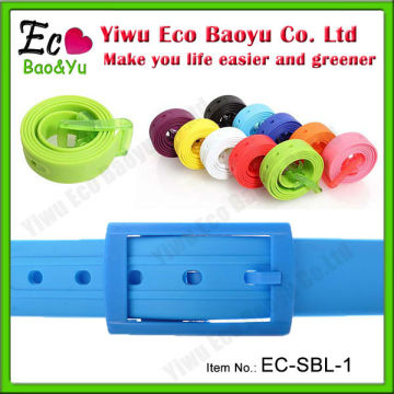 Cute Colorful Silicone Belt Waterproof Silicone Belt