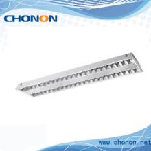 T8 flurescent tube suspended ceiling grille light fitting