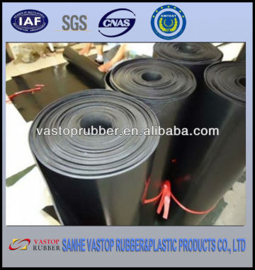 Black SBR rubber conveyor belt