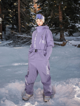 One-piece ski suit women's suit windproof