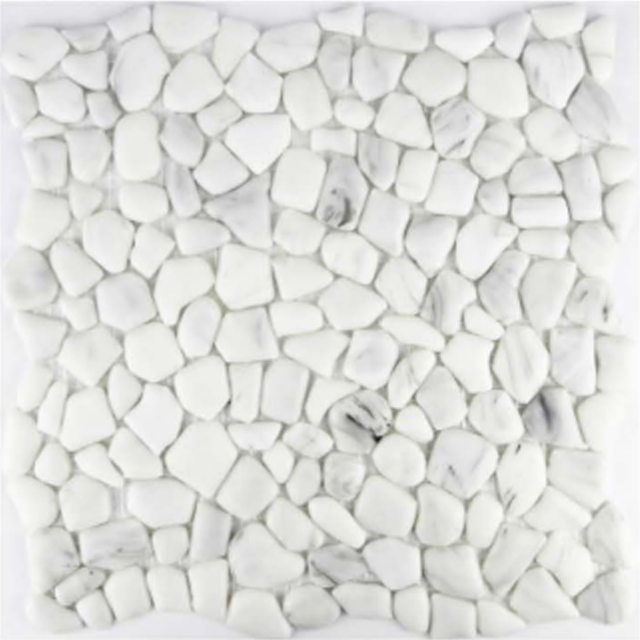 Arte mosaico de mosaico de mosaico de vidrio de guijarros