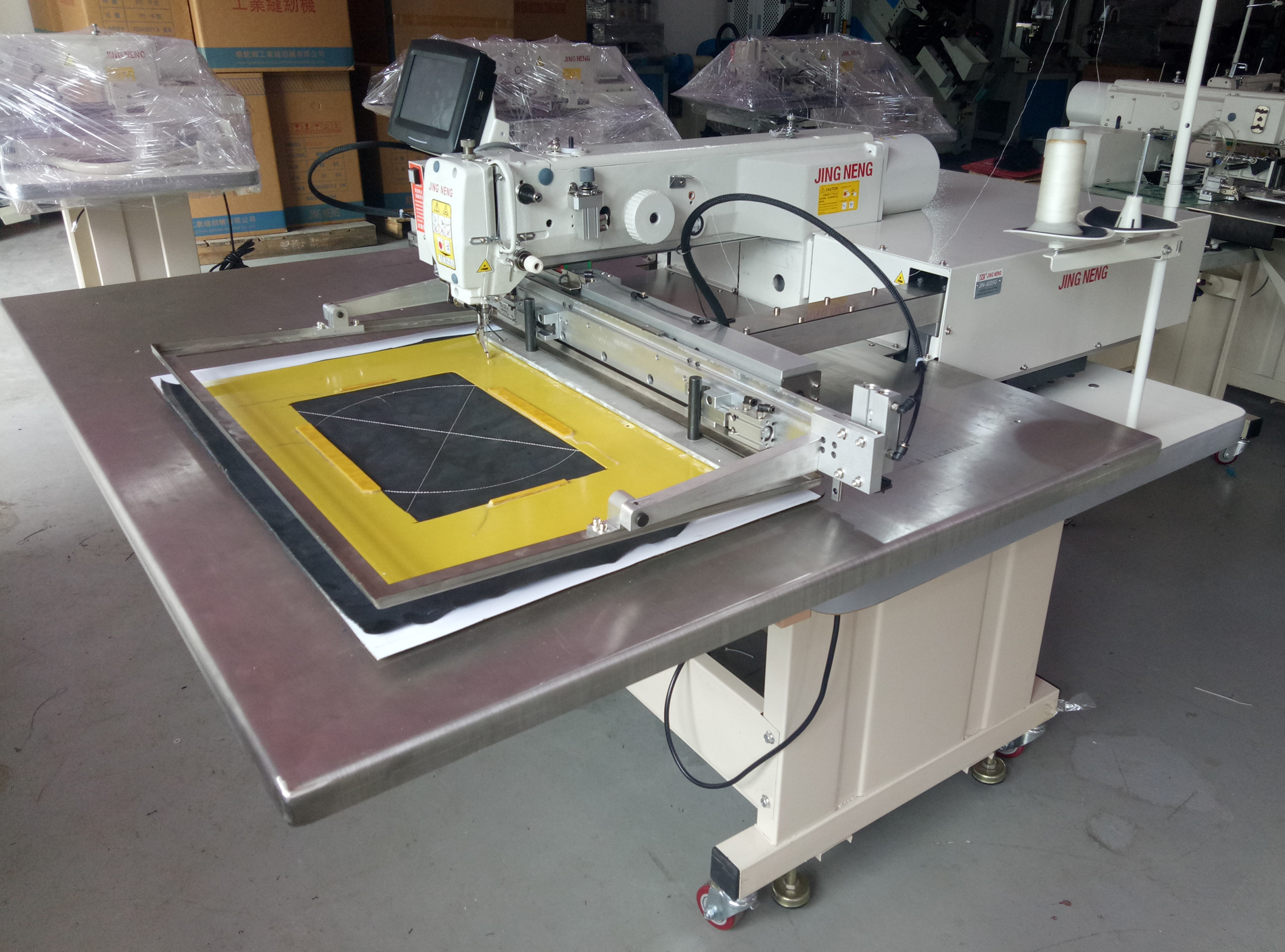 Computer Industrial Lockstitch Bag Pattern Sewing Machine Computer Programmable Backpack Pattern Sewing Machine