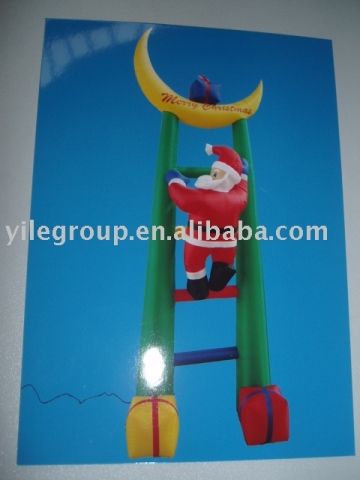 santa inflatable/santa inflatable climbing stair/2.0M santa climbing Staircase