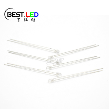 3mm 495nm 500nm Turquoise LED Long Leg