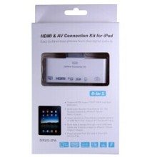 6 en 1 HDMI y kit de conexión AV para iPad