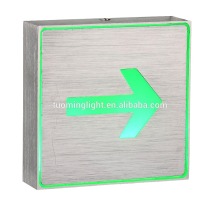 aluminium housing directional arrow led sign light