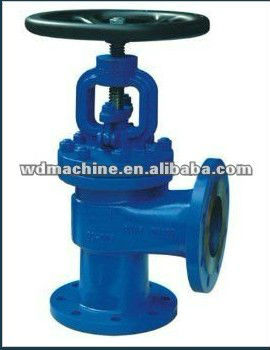 DIN Angle Type Globe Valve / Bellow Seal Globe Valve