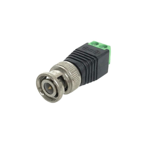 Male BNC DC Connector for CCTV