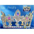 Full Round Crown Gold Pageant Crowns T-76-1