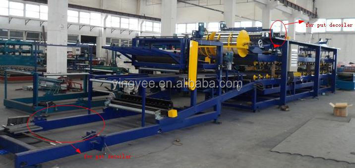 EPS sandwich panel production line from China/sandwich panel roll forming machine/making machine