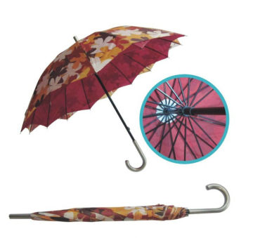 straight double layer umbrella