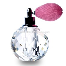 fancy crystal perfume bottle with sprayer for sale