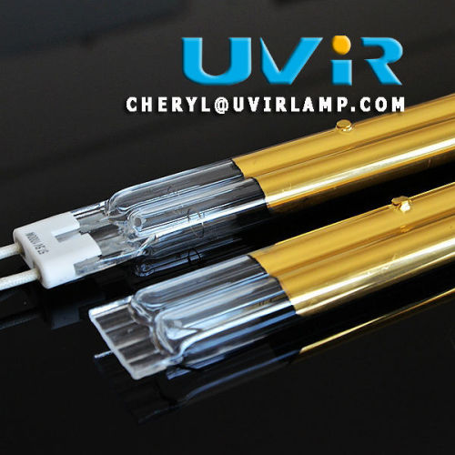 Quartz tube high quality gold reflector infrared heating bulb for plastic welding machine