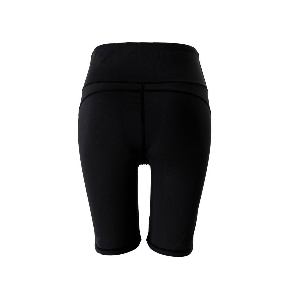 Ladies Black Knee Length Yoga Pants