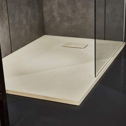 Decorative Shower Base 1600mm SMC Ivory color shower tray