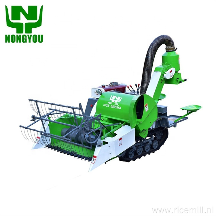 Paddy light weight combine rice harvester