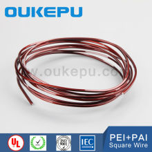 Broken Down Voltage enameled square wire,AIW square section aluminum wire,square enameled aluminum wire