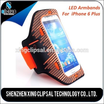 safety sports running lycra fabric led lighted armband