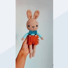 Customized Crochet Bunny Organic Toys: Perfect Christmas Gift for Kids