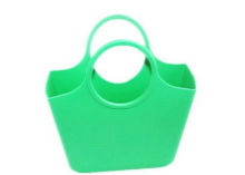 Hot Selling Green Silicone Shopping Bag Silicone Hand Bag, Silicone Tote Bag