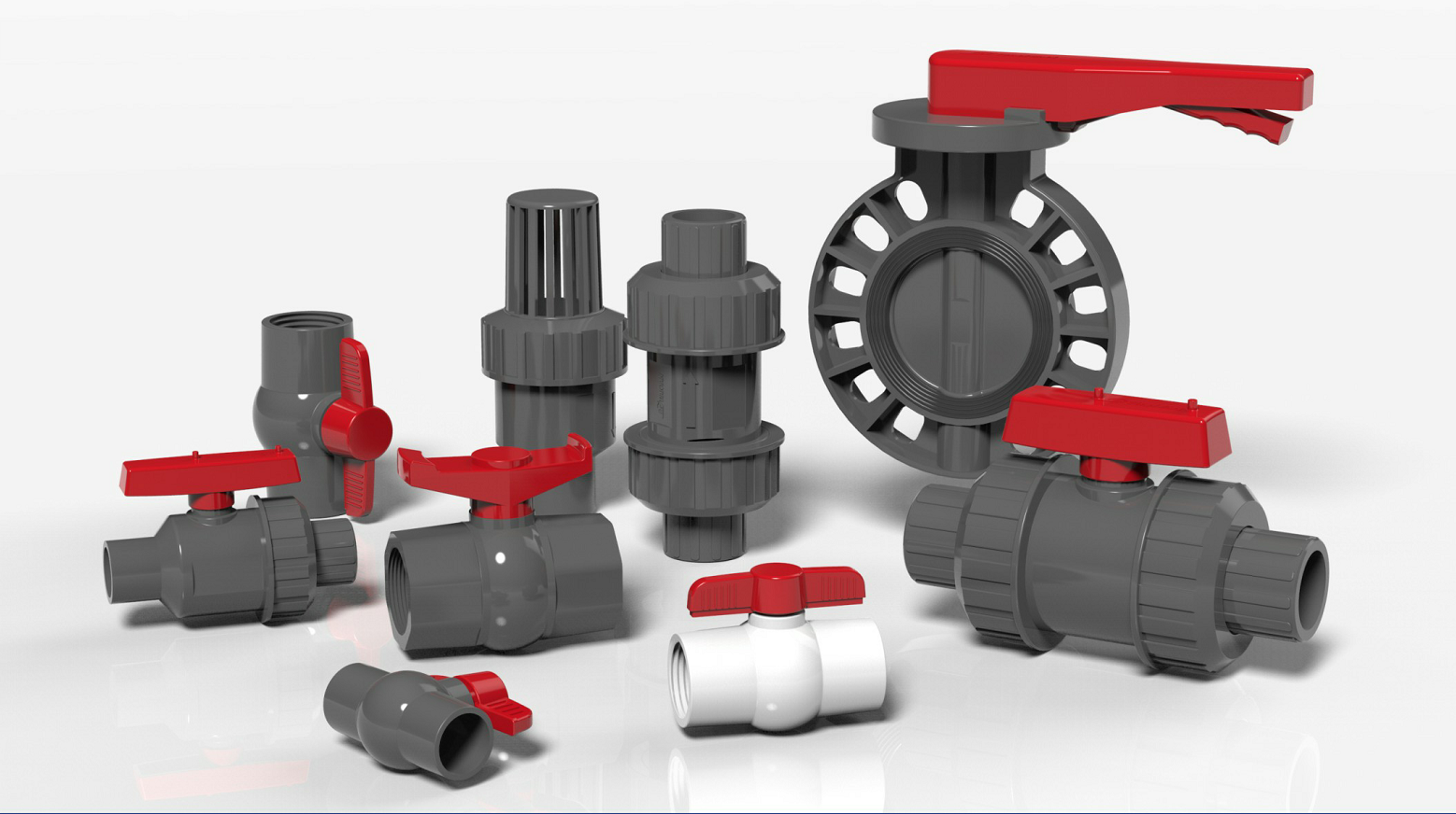 CPVC FITTING PLASTIC PIPE FITTINGS CPVC SINGLE UNION VALVE SOCKET