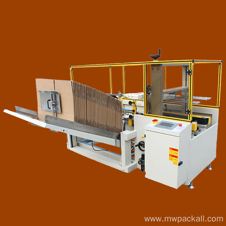 Folding carton box packaging machine carton box case erector