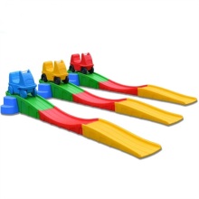 Strong Kid Plastic Toy Slide for Toddler Amusement Park Roller Coaster