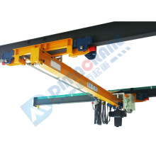 2 Ton Europe Suspension Style Underslung Single Girder Beam Electric Overhead Crane